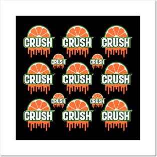 Vintage Crush Pattern Posters and Art